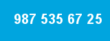 987 535 67 25 987 535 67 25